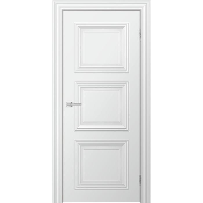 Дверное полотно «Бионика Miel», 800 × 2000 мм, глухое, цвет снежный в компании "Синоптик"