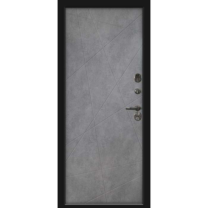 Дверь входная «Виктория Термо», 860 × 2050 мм, правая, серый муар/софт графит/бетон снежный   519579 в компании "Синоптик"