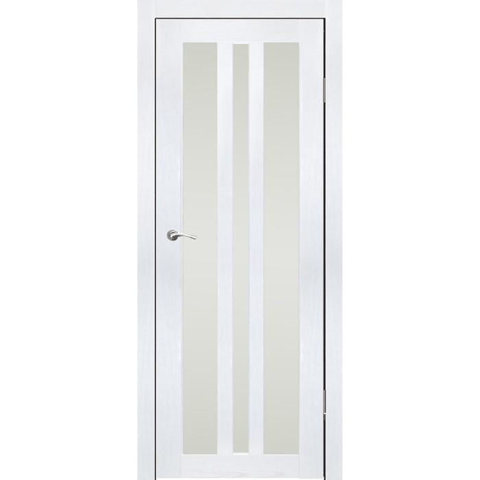 Дверное полотно "Монреаль 3" Ясень белый, сатин 2000x600 в компании "Синоптик"
