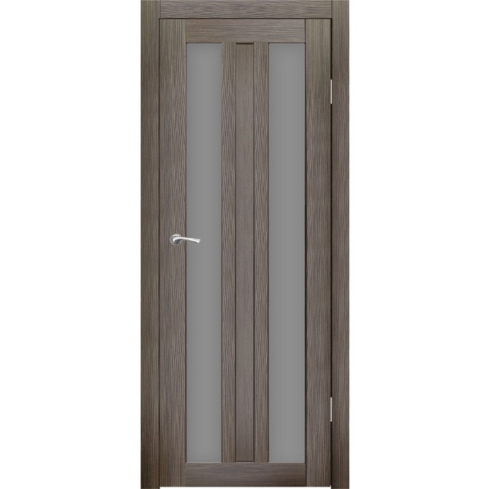 Дверное полотно "Монреаль 2" Какао, серый сатин 2000x800 в компании "Синоптик"