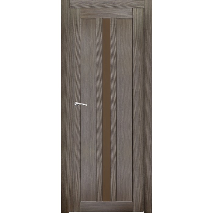 Дверное полотно "Монреаль 1" Какао, бронза сатин 2000x600 в компании "Синоптик"