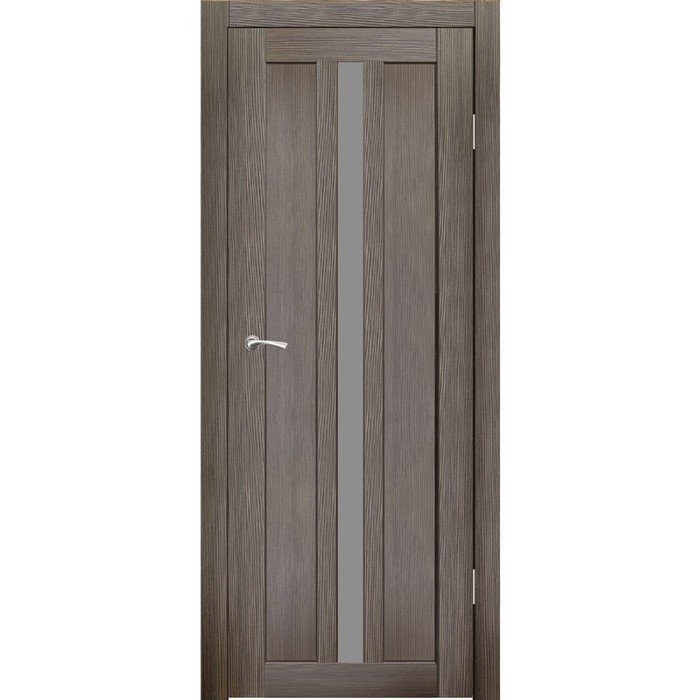 Дверное полотно "Монреаль 1" Какао, серый сатин 2000x800 в компании "Синоптик"