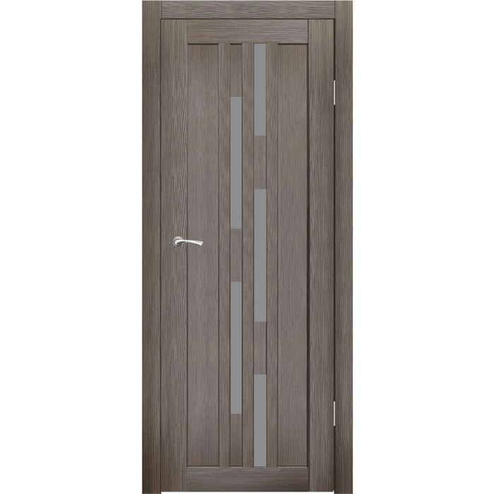 Дверное полотно "Оттава" Какао, серый сатин 2000x900 в компании "Синоптик"
