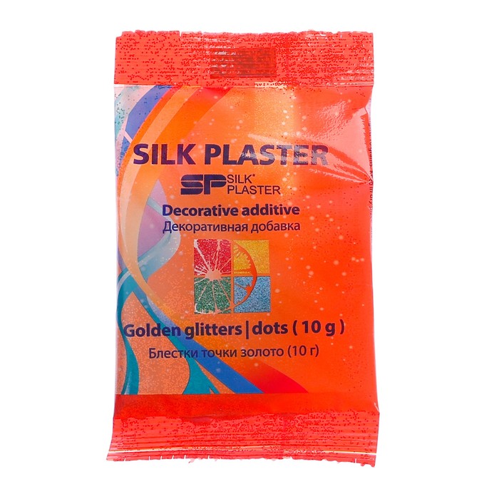 Блестки Silk Plaster, точка, золотые в компании "Синоптик"