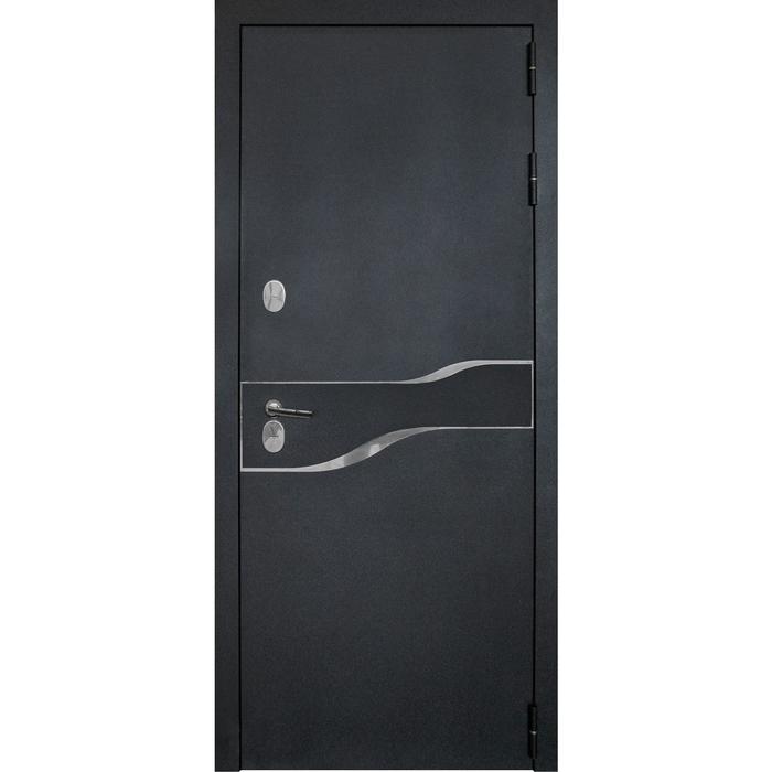 Дверь входная «Амакс Термо», 860 × 2050 мм, левая, цвет чёрный шёлк в компании "Синоптик"