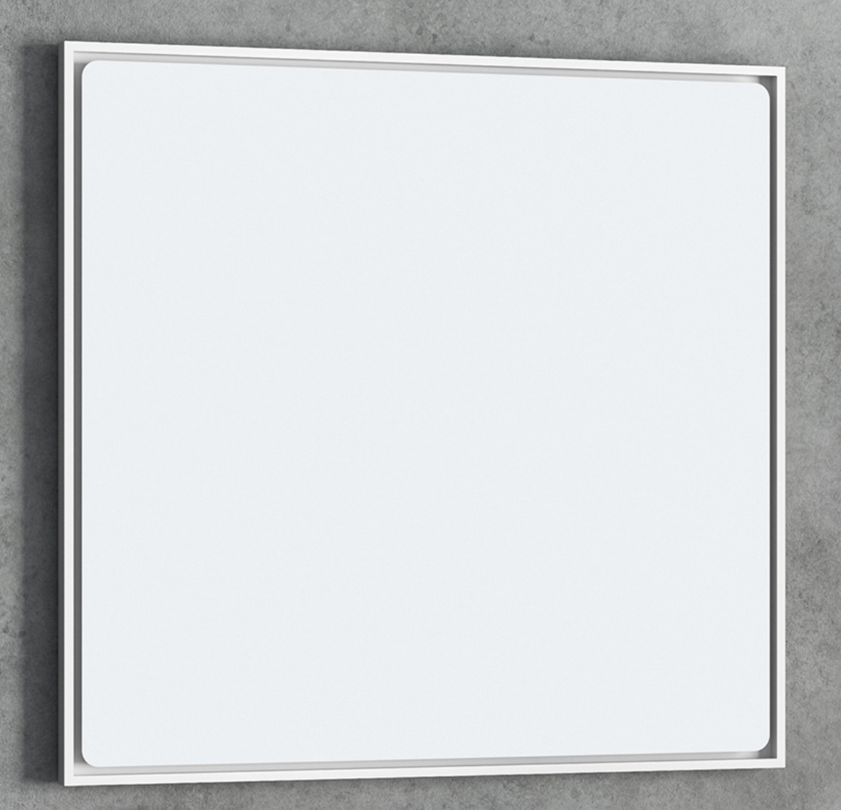 Зеркало Smile Монтэ 90 (92см), белый в компании "Синоптик"