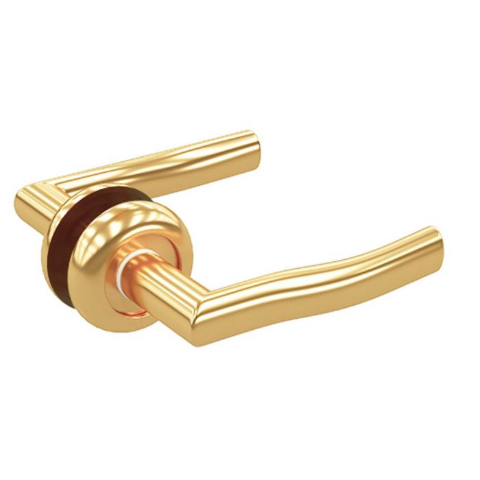 Комплект дверных ручек ZY-501 PB SOLLER, цвет золото в компании "Синоптик"