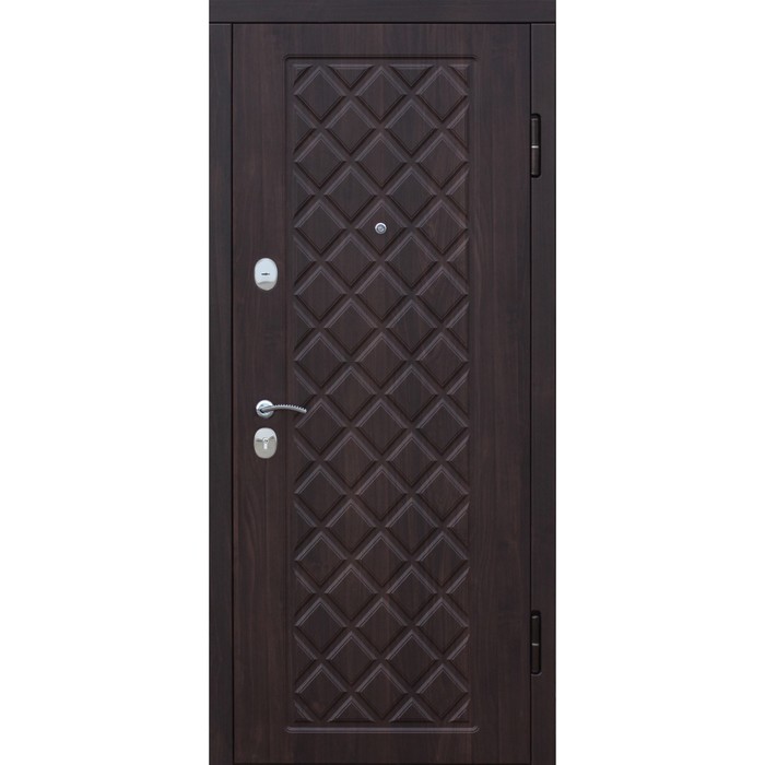 Дверь входная Kamelot Винорит Вишня темная 2050х960 (левая) в компании "Синоптик"