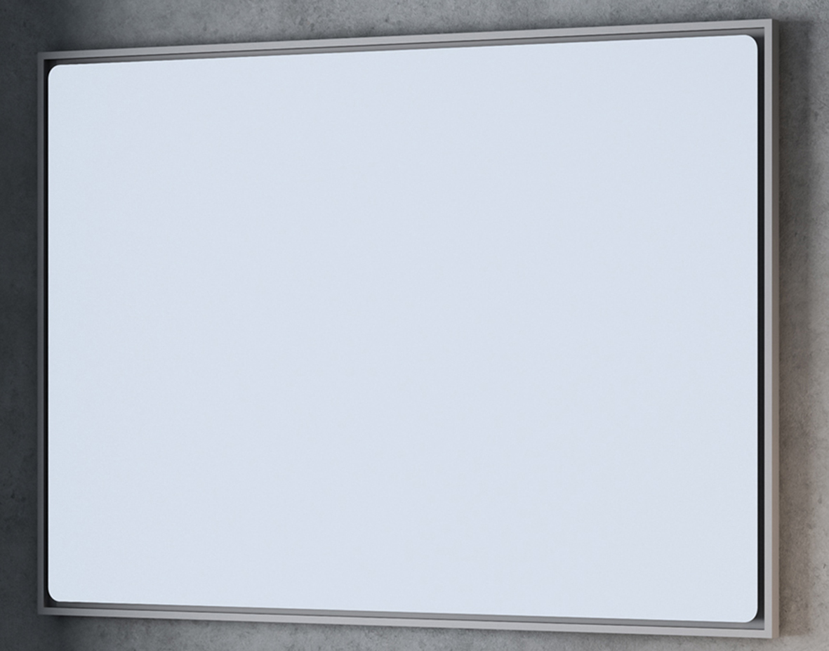 Зеркало Smile Монтэ 90 (92см), серый в компании "Синоптик"