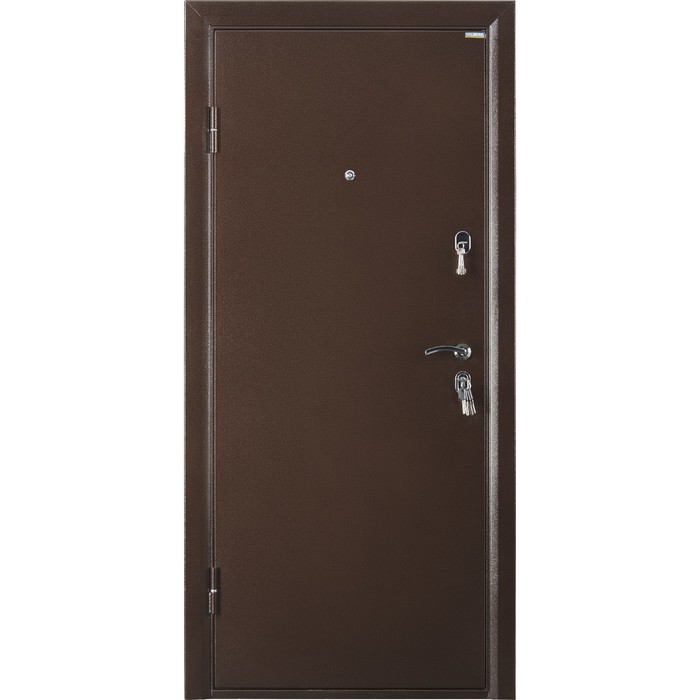 Дверь входная ПРАКТИК металл/металл, антик медь 2066х980 (правая) в компании "Синоптик"