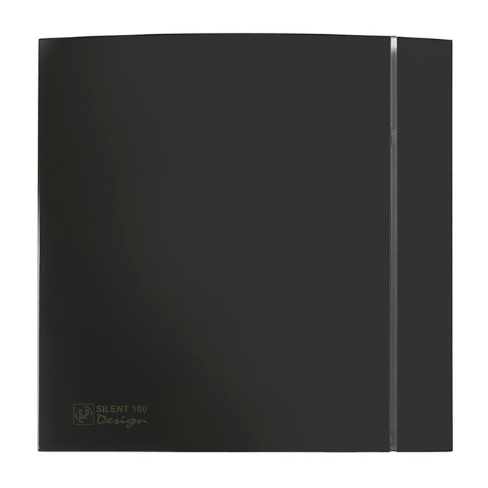 Вентилятор S&P SILENT-100 CZ BLACK DESIGN-4C, 220-240 В, бесшумный, 50 Гц, черный в компании "Синоптик"